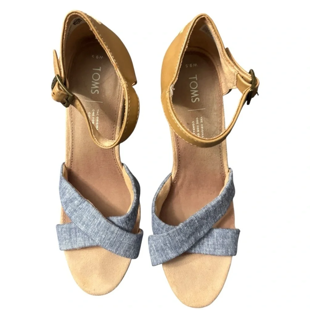 TOMS  Sienna wedge sandals Size 9.5